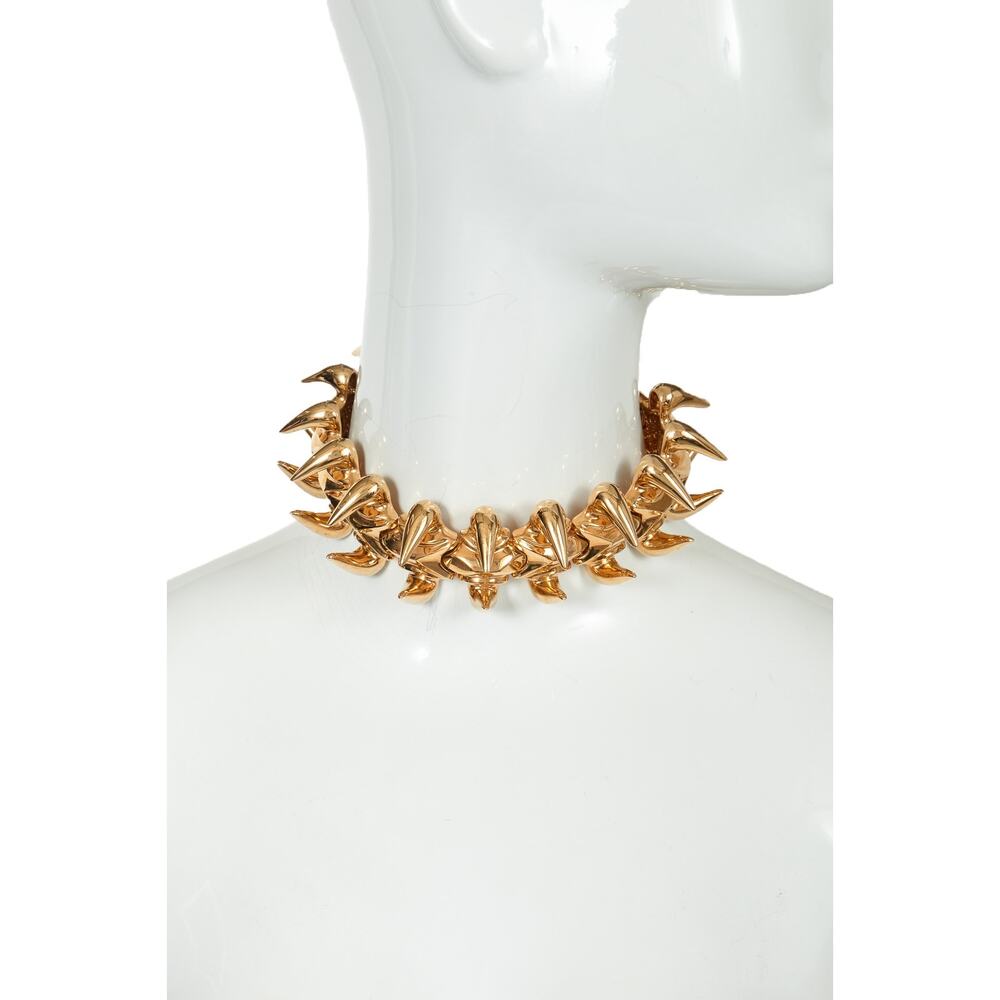 Giuseppe Zanotti gilt claw spike choker, circa 2019